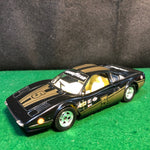 Ferrari 308 GTB Racing N 5 Black/Gold by Tonka 1:25 (S214)(No box)