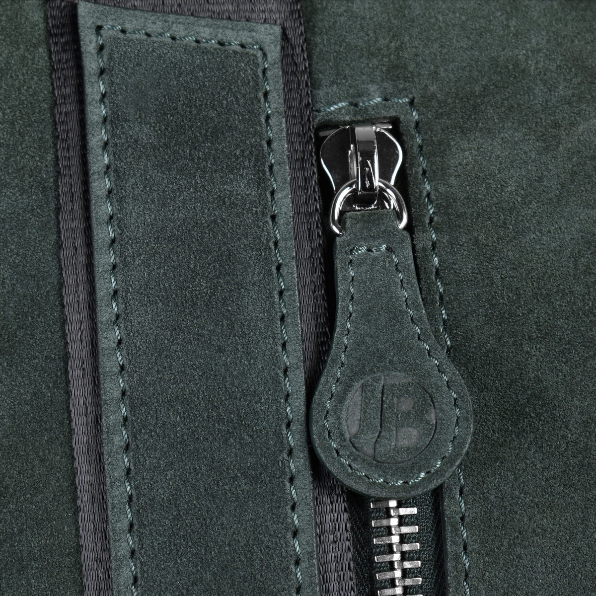 tuscan suede gto holdall green detail