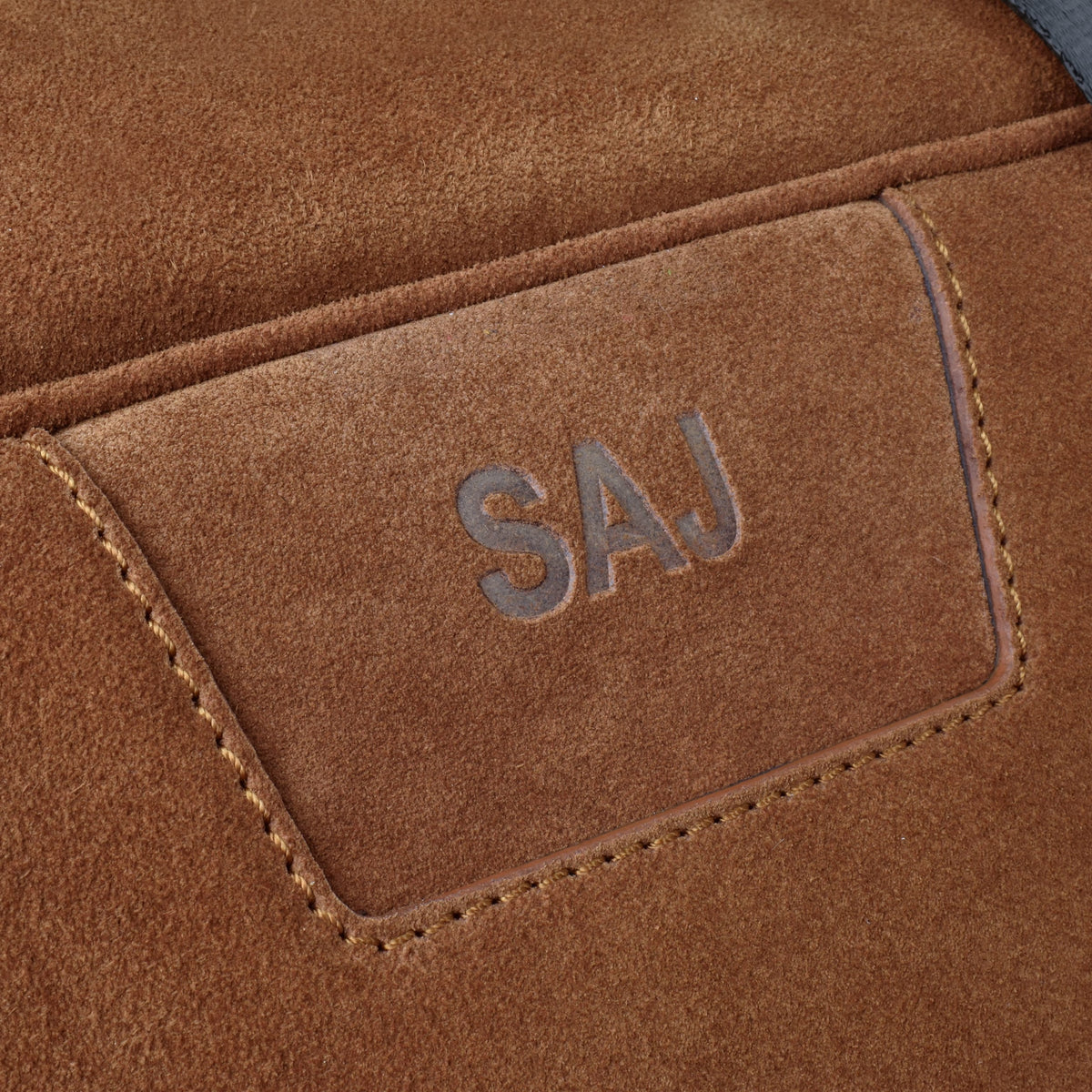 tuscan suede gto holdall tan logo