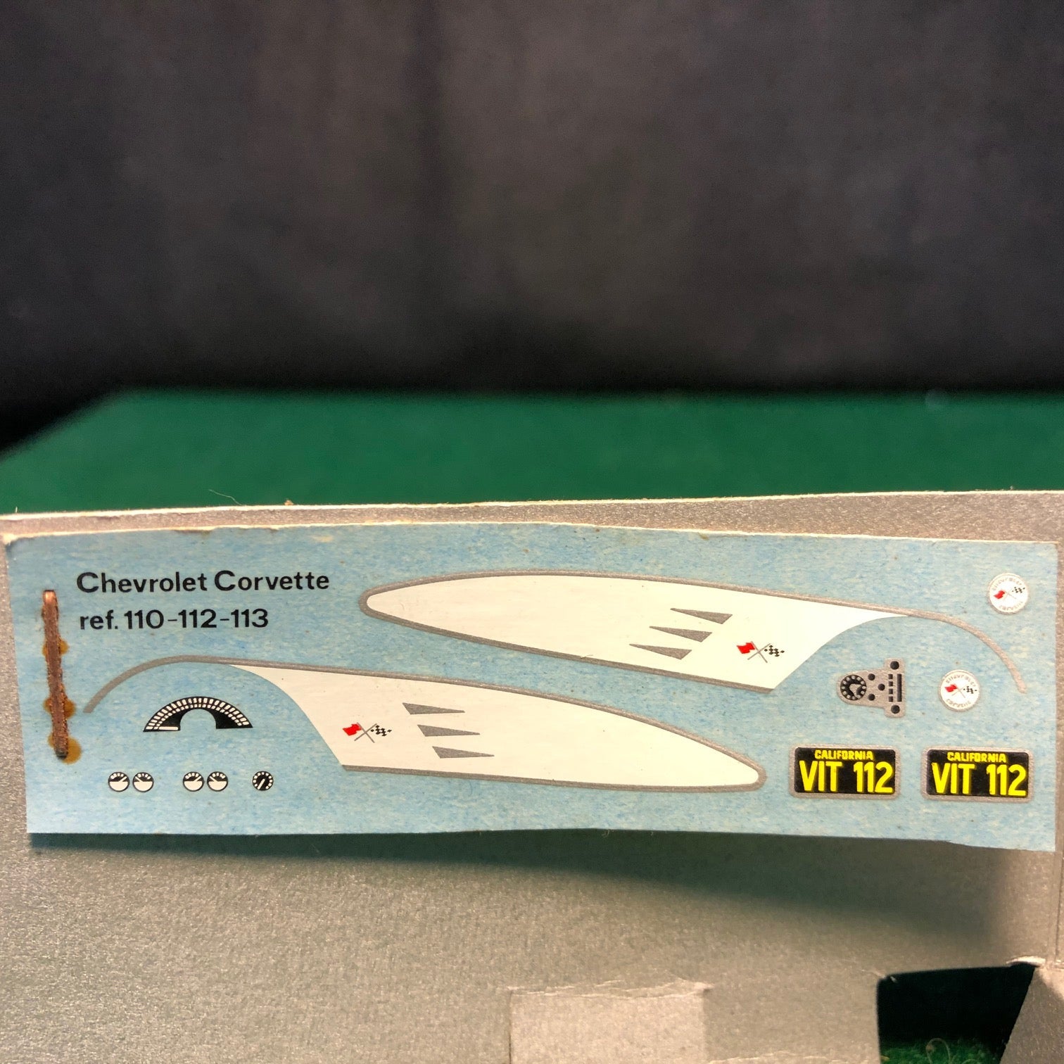 Chevrolet Corvette Pastel Blue by Vitesse 1:43 (113)