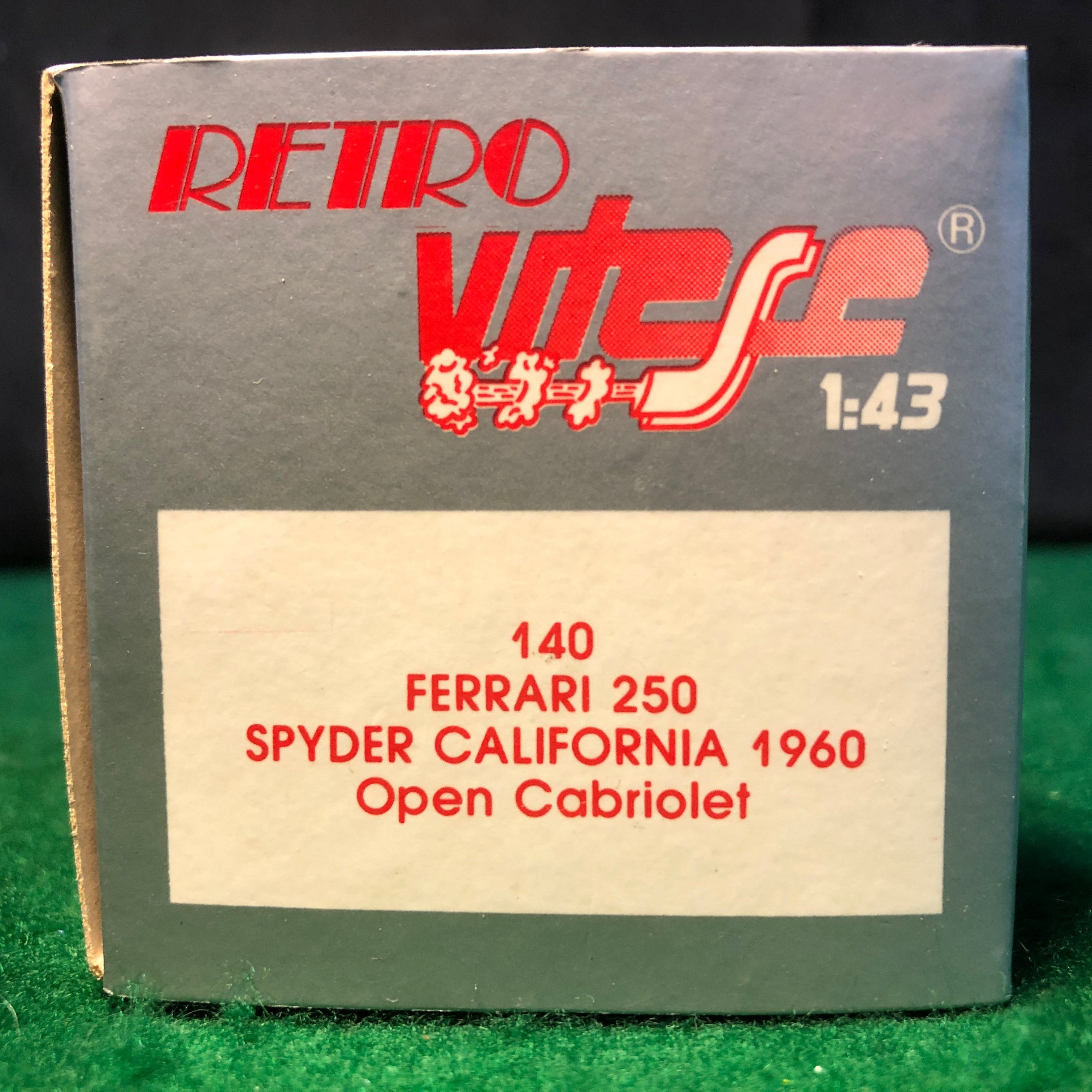 ミニカー 1/43RetroVITESSE140Ferrari250Spider1960 Ferrari 250 California Spyder Open Cabriolet Red by Vitesse 1:43