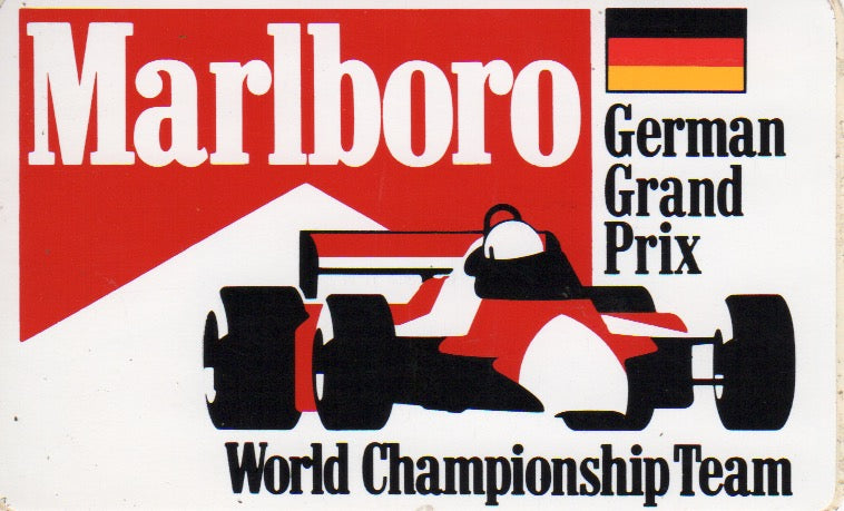 Marlboro World Championship Team German GP Sticker - Petrolicious