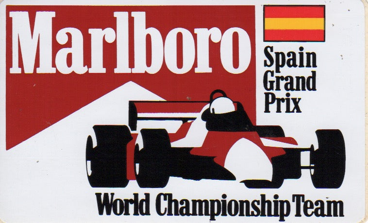 Marlboro World Championship Team Spain GP Sticker - Default Title
