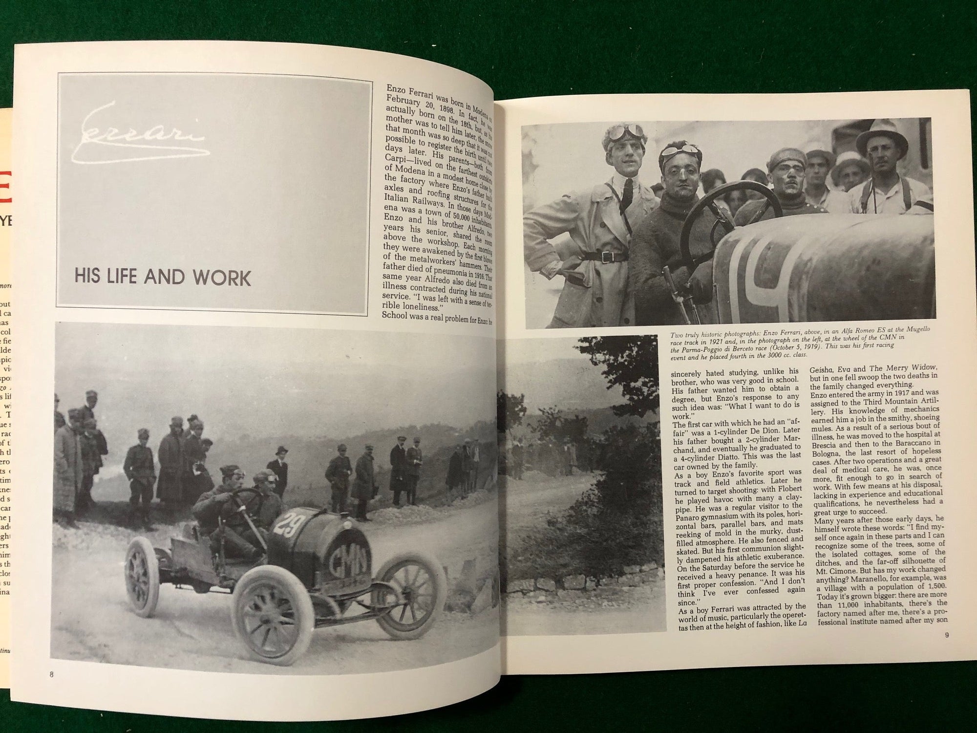 Enzo Ferrari, 50 Years of Motoring