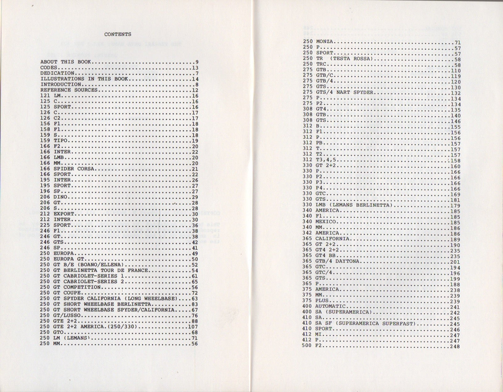 The Ferrari Register - Volume One (Marvin)