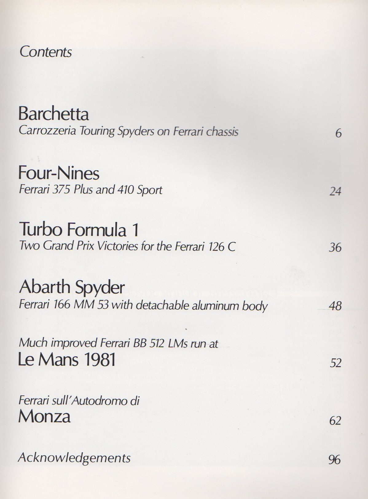 Ferrari Album, 3 Book Set (J Thompson)