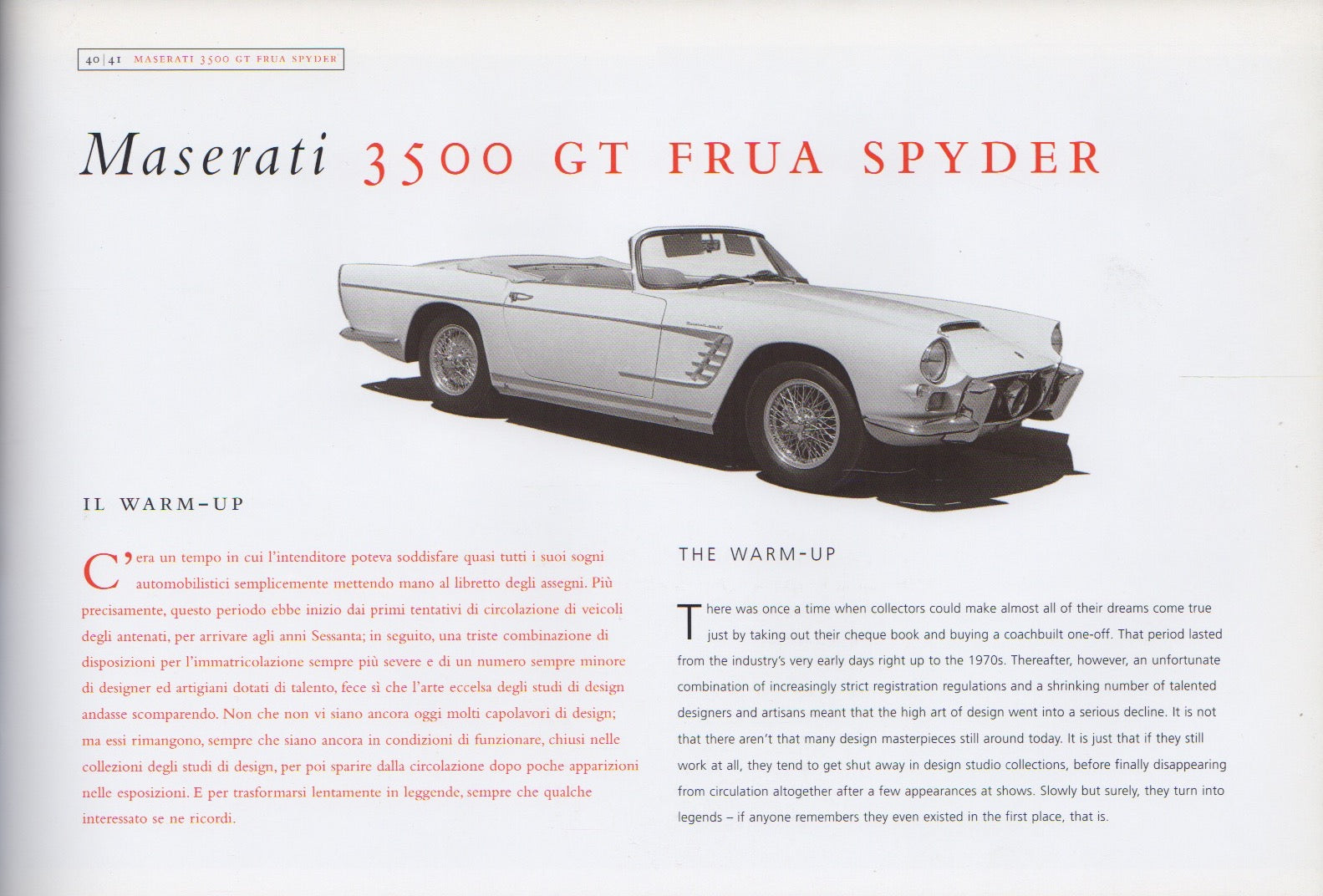 Maserati Spyder. La storia - The history (J Lewandowski