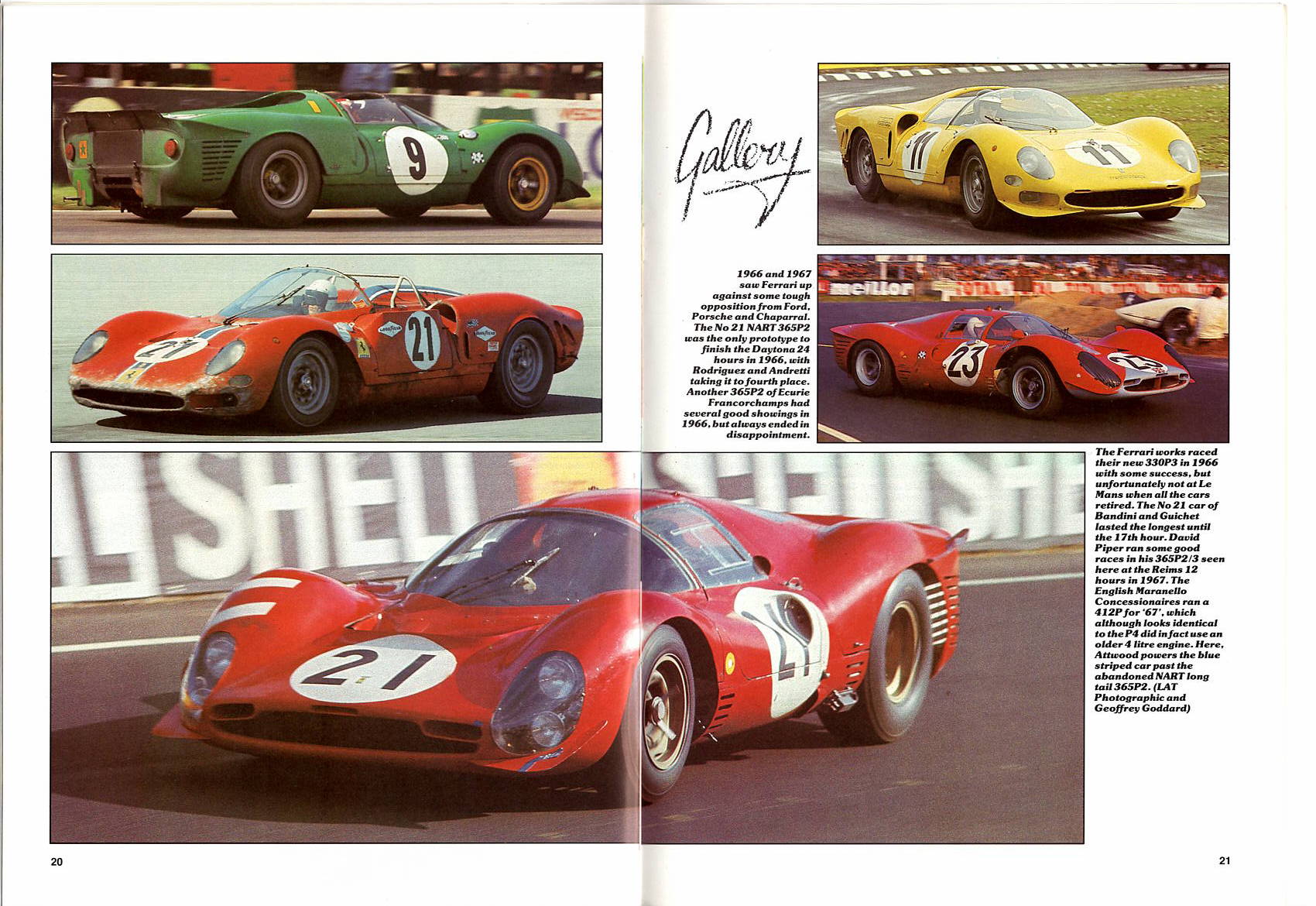 Ferrari "P" Series, The Rear Engined V-12 Sports Cars 1963-69 (N Beehl)