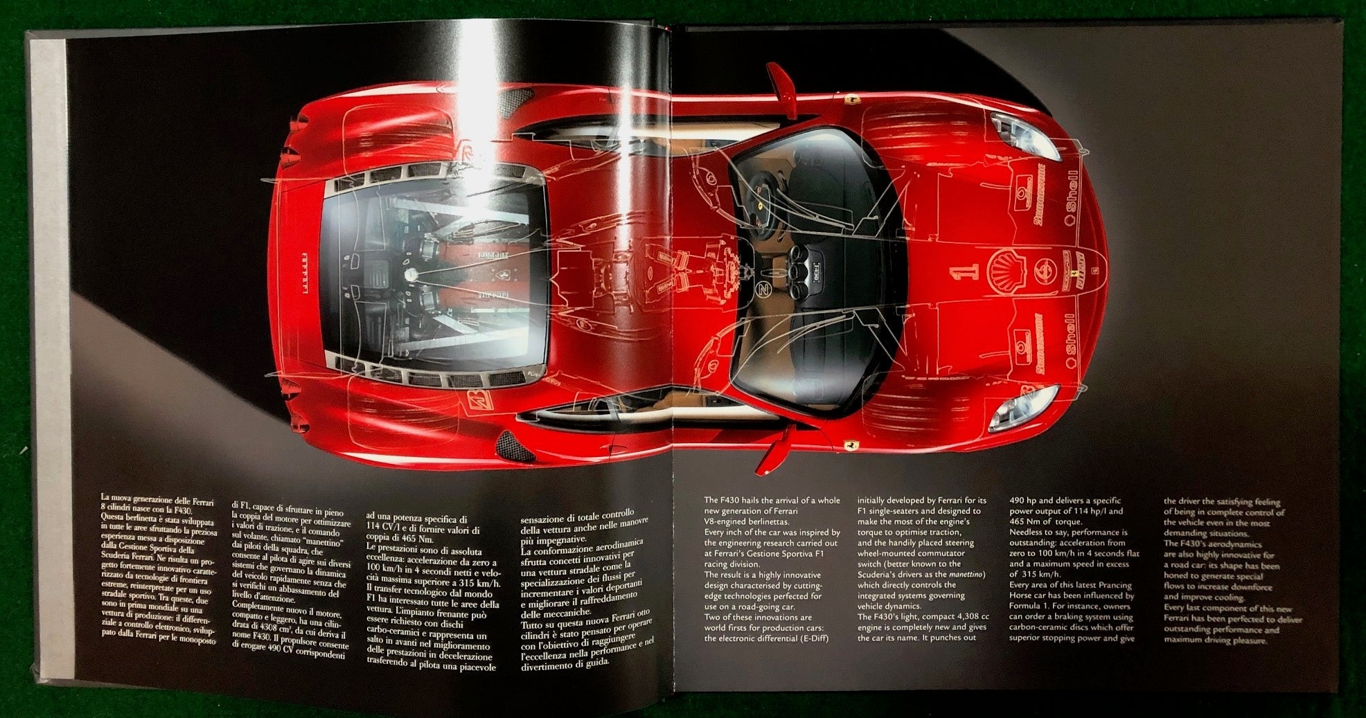 Ferrari F430 カタログ 1999-2004 Ferrari F430 Deluxe Brochure (2125/04) - Default Title - Petrolicious