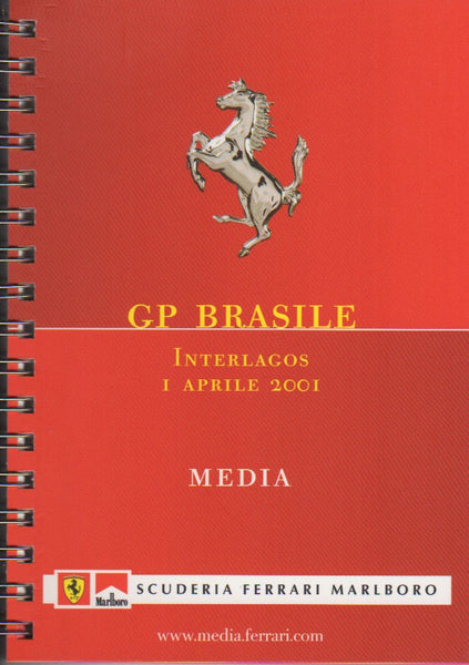 Ferrari F1 Media Booklet GP Brazil 2001 (1681/01) - Default Title