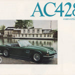 AC 428 Convertible 1970 Brochure