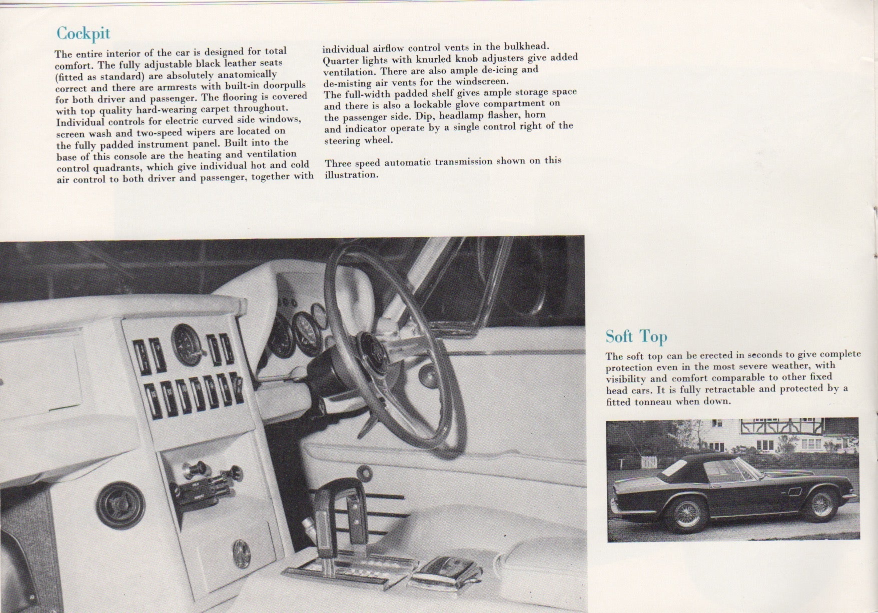 AC 428 Convertible 1970 Brochure