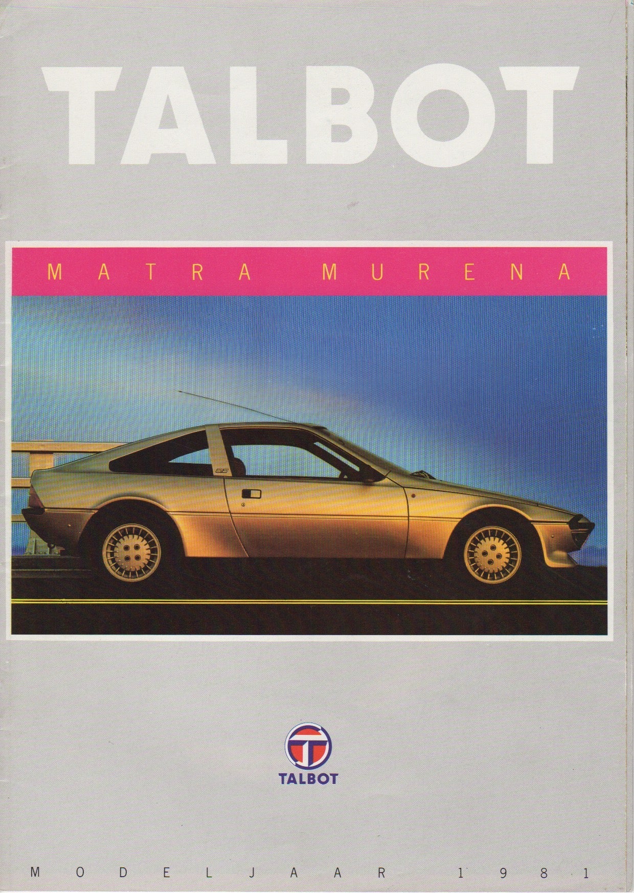 Talbot Matra Murena Deluxe Brochure 1981 - Petrolicious